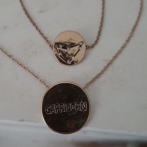 Star sign gold layered necklaces